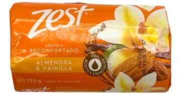 Jabon Zest Almendra Vainilla