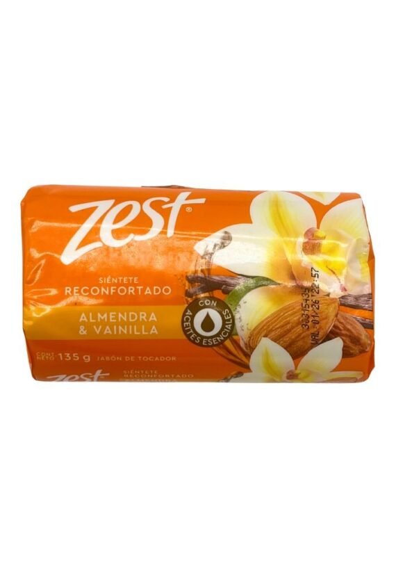 Jabon Zest Almendra Vainilla