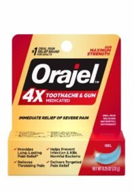 Gel Orajel 4X Medicated Toothache Gum