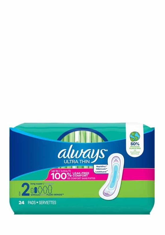 Toallas Always Ultra Thin SUPER LONG #2