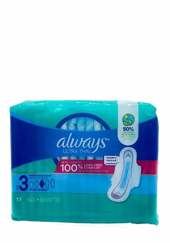 Toallas Always Ultra Thin EXTRA SUPER LONG #3