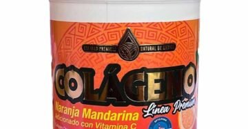 Polvo Natural de Mexico Colageno Naranja Mandarina Vit C