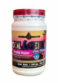 Polvo Natural de Mexico Colageno Antioxidante Frutos Rojos