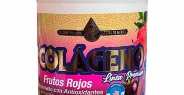 Polvo Natural de Mexico Colageno Antioxidante Frutos Rojos