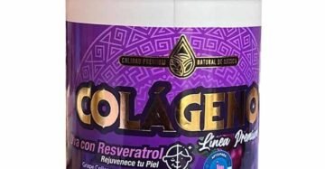Polvo Natural de Mexico Colageno Resveratrol Uva