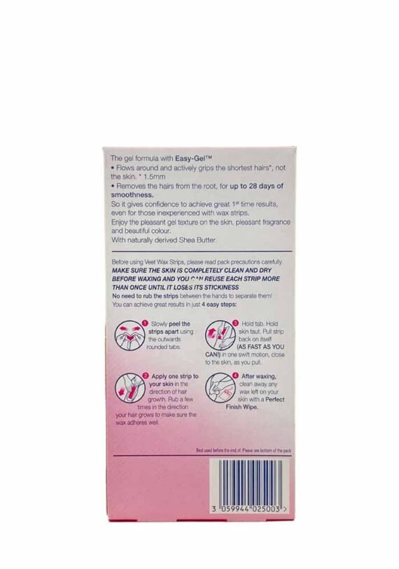 Tiras de Cera Veet Easy Gel Piel Normal - Image 2