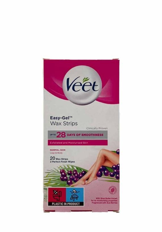 Tiras de Cera Veet Easy Gel Piel Normal