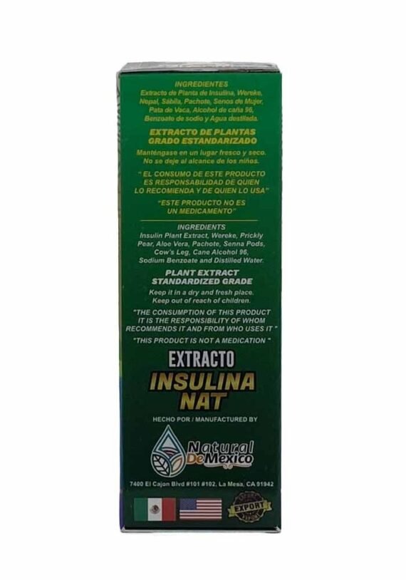 Extracto Natural de Mexico Insulina Nat - Image 3