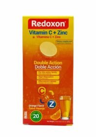 Tabletas Redoxon Vitamin C+Zinc Doble Accion Orange