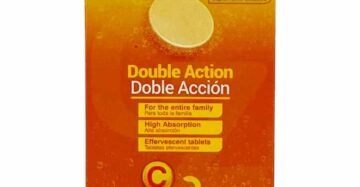 Tabletas Redoxon Vitamin C+Zinc Doble Accion Orange