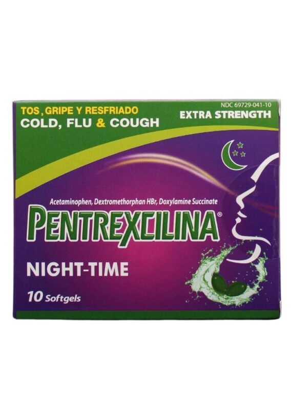 Cápsulas Pentrexcilina Antigripal NIGHT