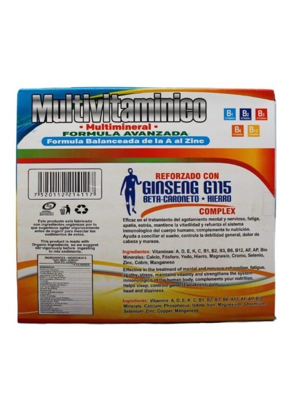 Vial GV Multivitaminico Multimineral A Zinc - Image 2