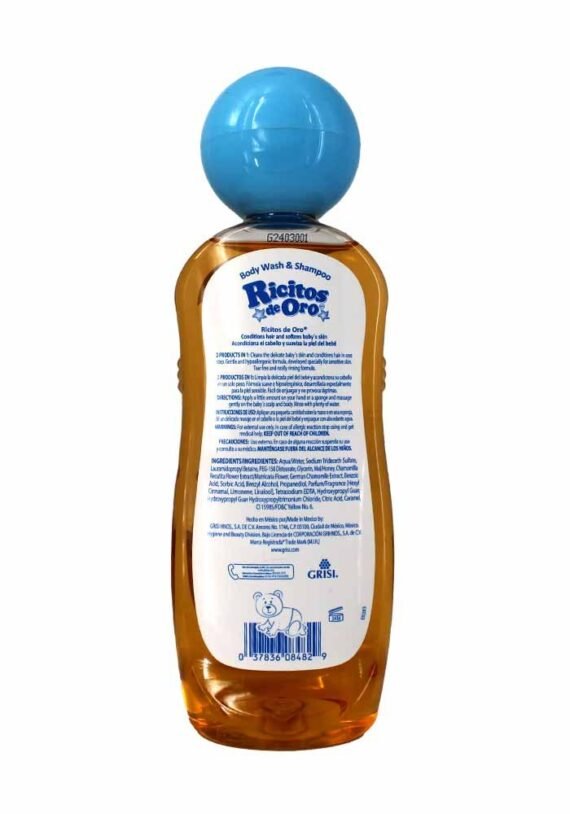 ShampooBodyWash RicitosOro Manzanilla Miel Hipoalergenico - Image 2