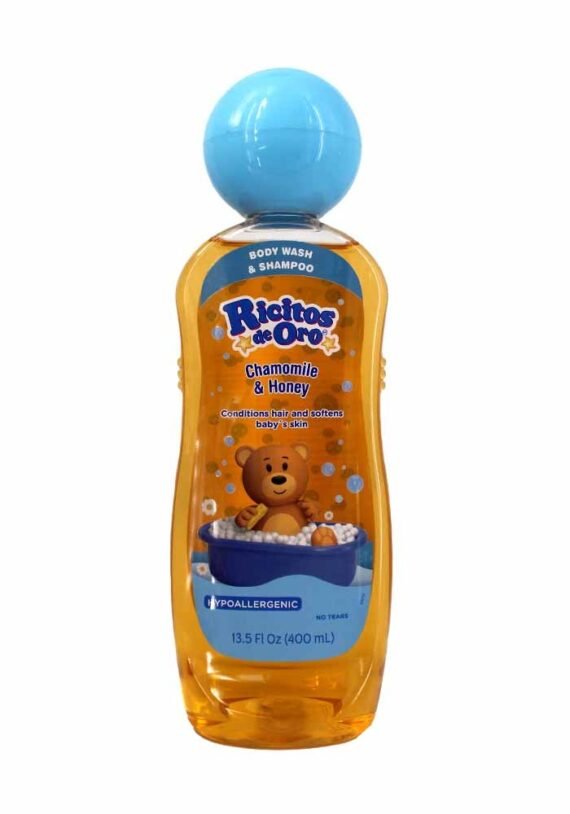 ShampooBodyWash RicitosOro Manzanilla Miel Hipoalergenico