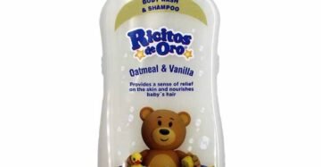Shampoo y gel de baño para bebé Ricitos de Oro, fórmula con avena y vainilla, hipoalergénico, no mas lágrimas, 13.5 onzas líquidas