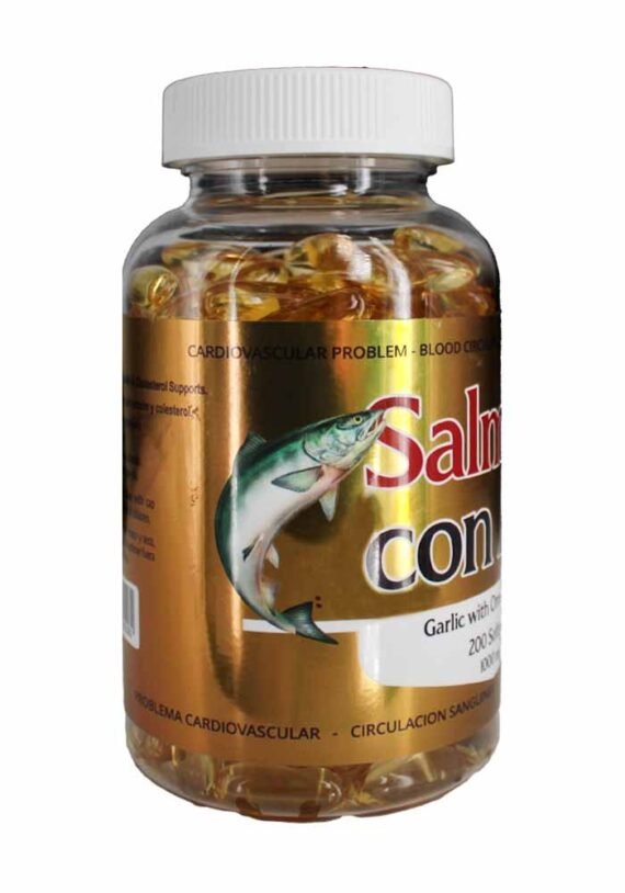 capsulas Salmon con Ajo y Omega 3-6-9 AZB - Image 2