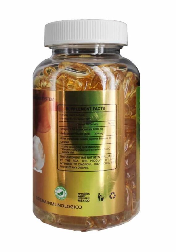 capsulas Salmon con Ajo y Omega 3-6-9 AZB - Image 4