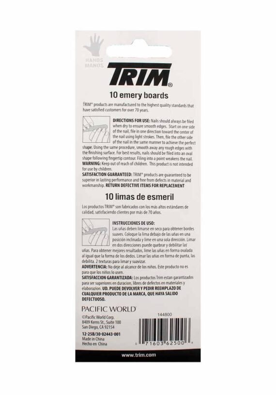 Lima Trim Emery Boards Blister/Lima Esmeril - Image 2
