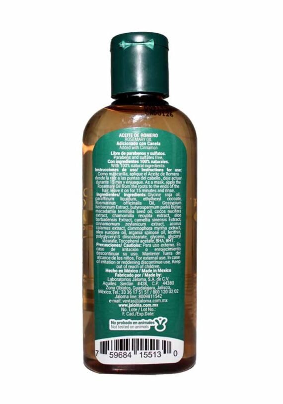Aceite Jaloma 3 en 1 Romero + Canela - Image 2