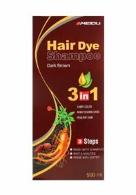 Shampoo Tinte Marrón Oscuro MEIDU 3 en 1 – Color Instantáneo