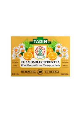 Té Tadin Manzanilla Cítricos – Naranja y Limón Natural