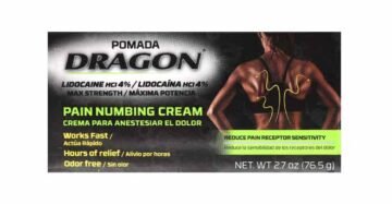 Pomada Dragon Lidocaine Adormecimiento del dolor