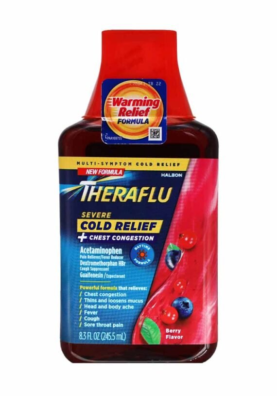 Liquido TheraFlu Severe Cold Cough DAY Syrup