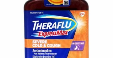Liquido TheraFlu Severe Cold Cough NIGHT Syrup