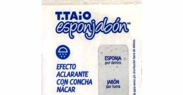 Jabon T.TAiO 2en1 Esponjabon Concha Nacar