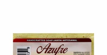 Jabon Natural de Mexico Barra Azufre