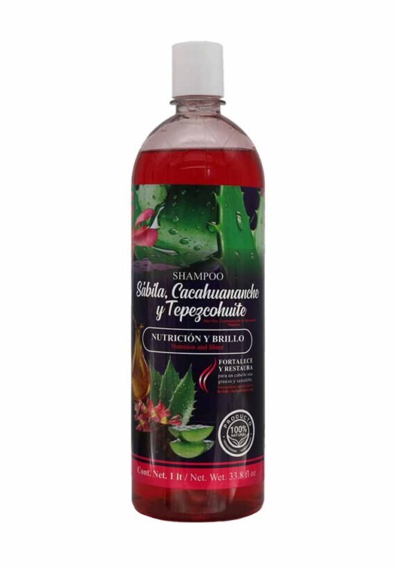 Sabila Cacahuanache Tepezcohuite Shampoo CA