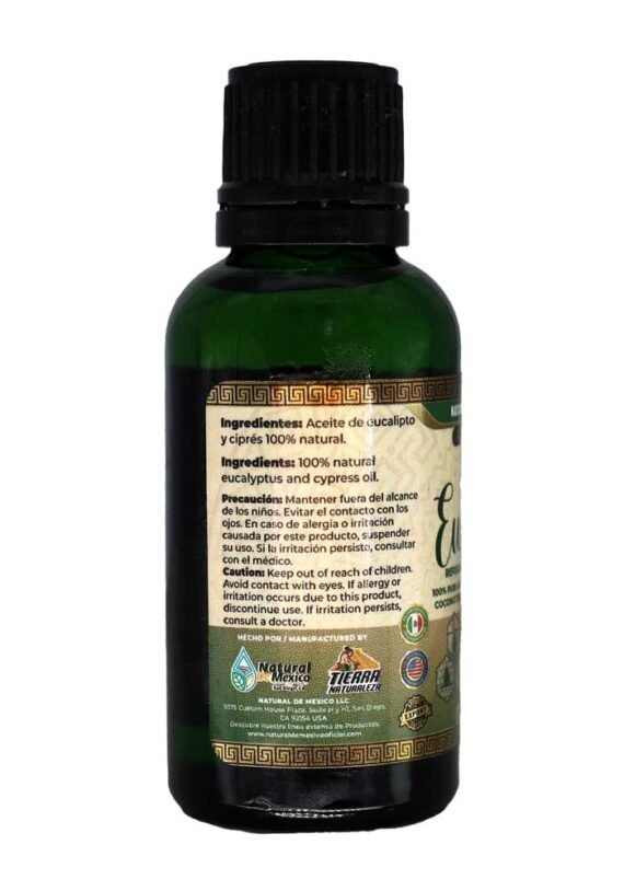 Aceite Natural de Mexico Eucalipto Cipres 100% Natural - Image 2