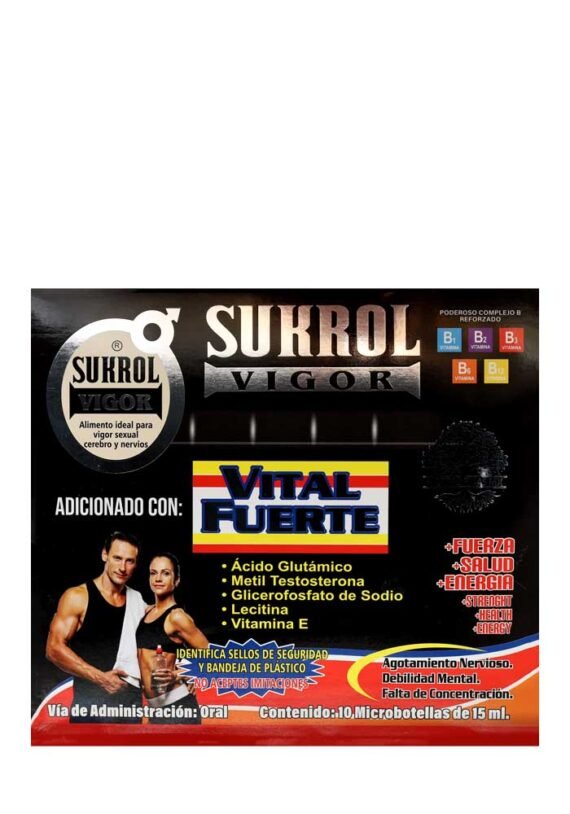 Vial GV Sukrol Vigor Vital Fuerte