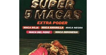 Tabletas Natural de Mexico Super 5 Macas Power Unisex