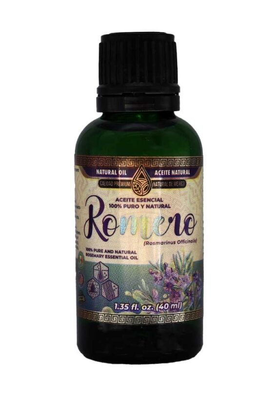 Aceite Natural de Mexico Romero 100% Natural Piel Cabello