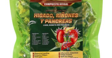 Compuesto Herbal Natural de Mexico Higado Riñon Pancreas