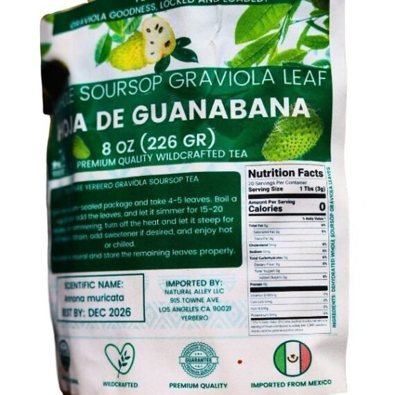 Hojas de Guanábana (Graviola) 8oz / 226g - Image 6