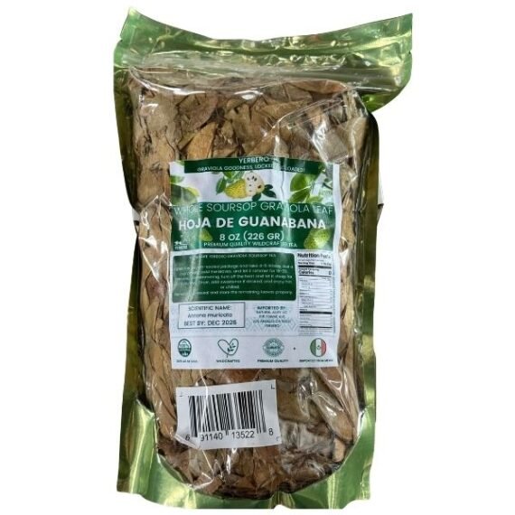Hojas de Guanábana (Graviola) 8oz / 226g
