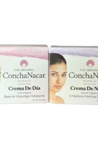 Perlop Cosmetics Concha Nácar – Crema de Día y Noche Hidratante (Set de 2, 2 oz c/u)