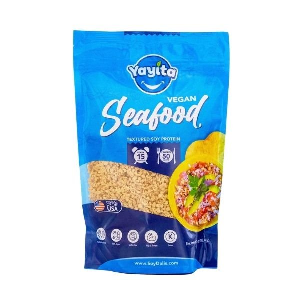 Proteina de Soya Yayita Sabor Mariscos Vegano 284 g