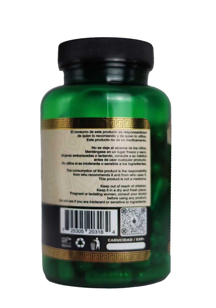 Cápsulas Natural de Mexico Vaso Carbon Vegetal - Image 2