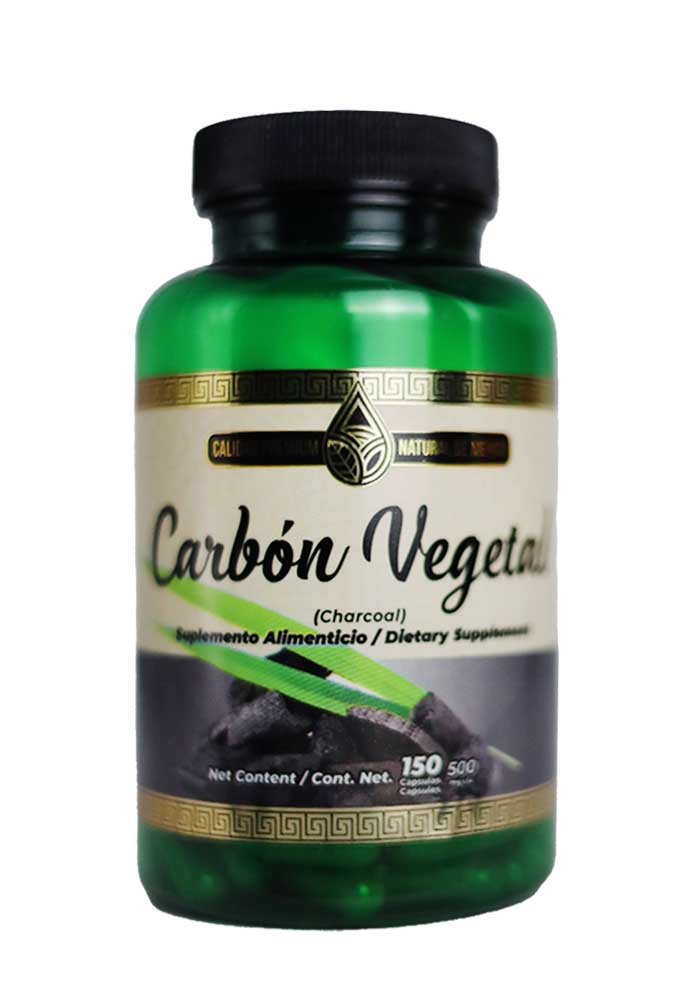 Cápsulas Natural de Mexico Vaso Carbon Vegetal