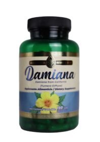 Cápsulas Natural de Mexico Vaso Damiana California