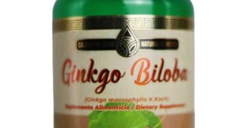 Cápsulas Natural de Mexico Vaso Ginkgo Biloba Complejo B1 6 12