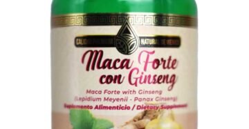 Cápsulas Natural de Mexico Vaso Maca Forte Ginseng