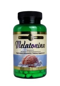 Cápsulas Natural de Mexico Vaso Melatonina 3MG