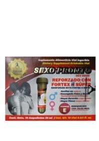 LFDS Sexo Pronto Fortex H con Jalea Real  – Vial Suplemento Alimenticio (25 ml)