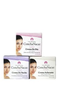 Cremas Perlop Concha Nacar Set  – Día #1, Noche #2 y Aclarante #3